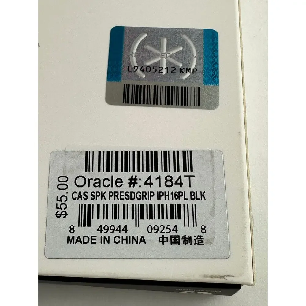 Speck Presidio2 Grip iPhone 16 Plus Black MagSafe Case NWT MSRP: $55.00